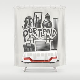 Portland Cityscape Shower Curtain