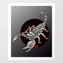 Scorpion in Scorpio  Art Print