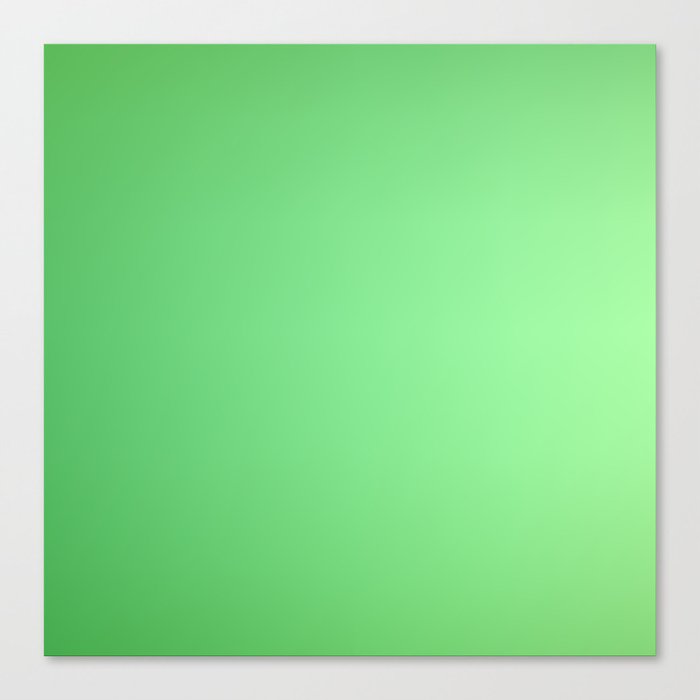 28 Green Gradient Background 220713 Minimalist Art Valourine Digital Design Canvas Print