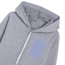 From The Crayon Box Wild Blue Wonder - Pastel Blue Solid Color / Accent Shade / Hue / All One Colour Kids Zip Hoodie