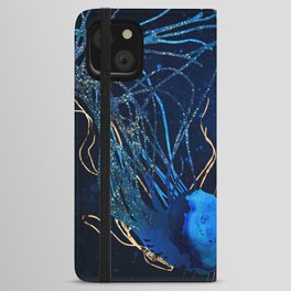 Metallic Jellyfish IV iPhone Wallet Case