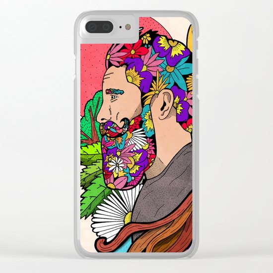 Nature Man Clear iPhone Case