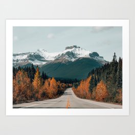 Mountain Road - Nature, Landscape Photography Art Print