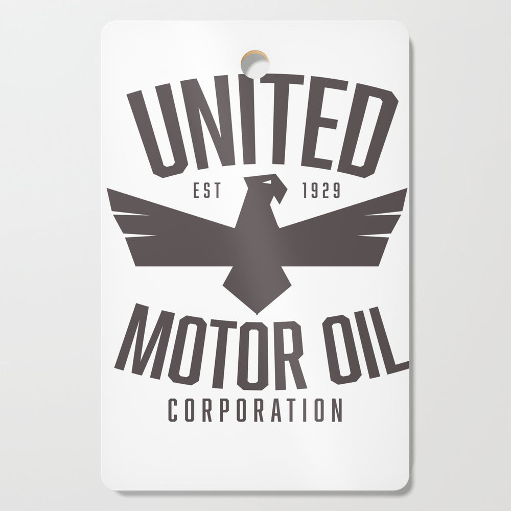 United Motor Oil Corporation Cutting Board by nicholasgreen