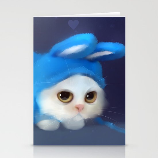 Team Bunny Stationery Cards
