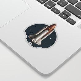 Space shuttle Sticker
