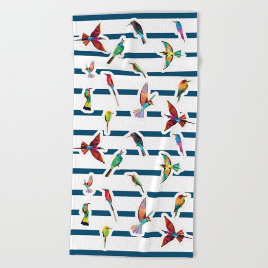 birds Beach Towel