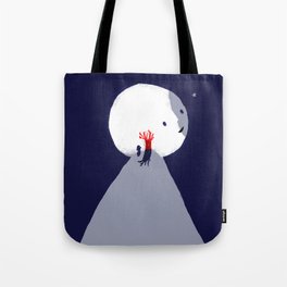 Red Tree Tote Bag