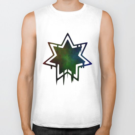 Tinted Clouds Biker Tank
