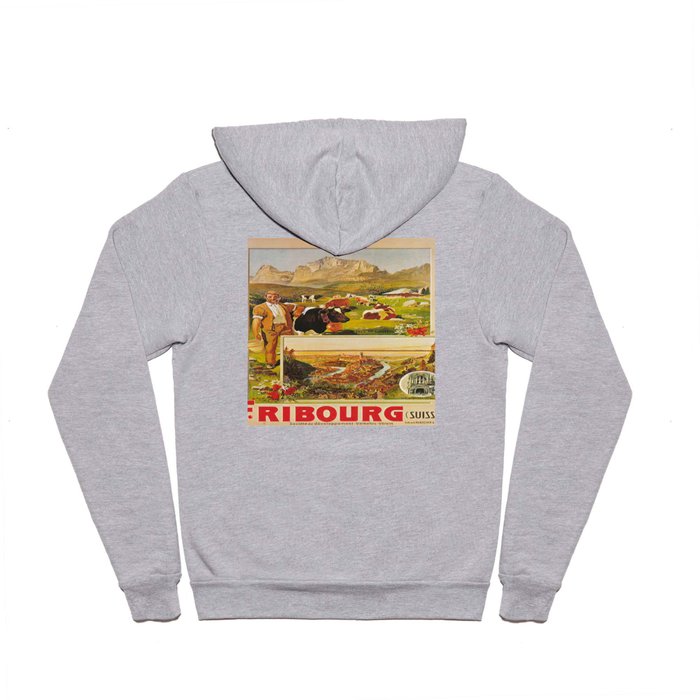 Vintage poster - Fribourg Hoody