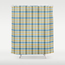 Seamless tartan, plaid pattern. Background. Vintage illustration.  Shower Curtain