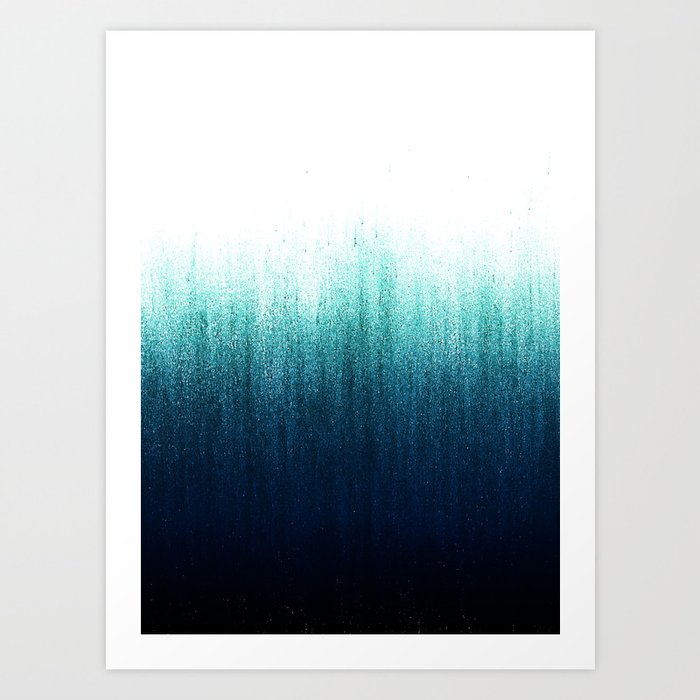 Teal Ombré Kunstdrucke Teal Ombré Kunstdrucke