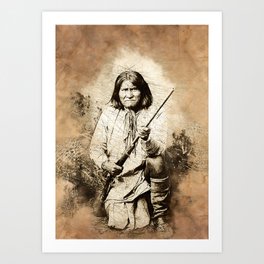 Geronimo Art Print