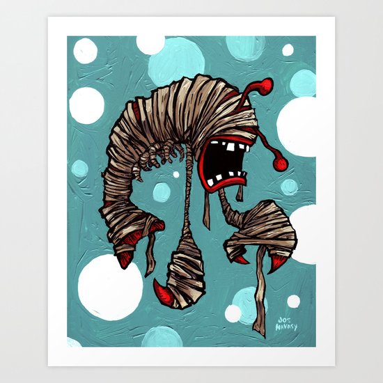 Lobster Mummy! Art Print