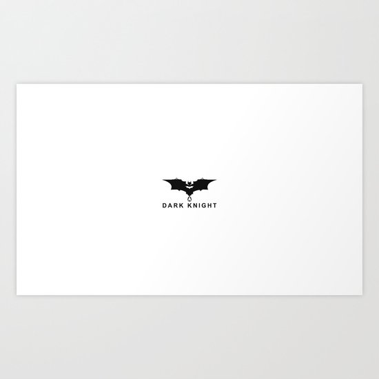 Dark Knight Art Print
