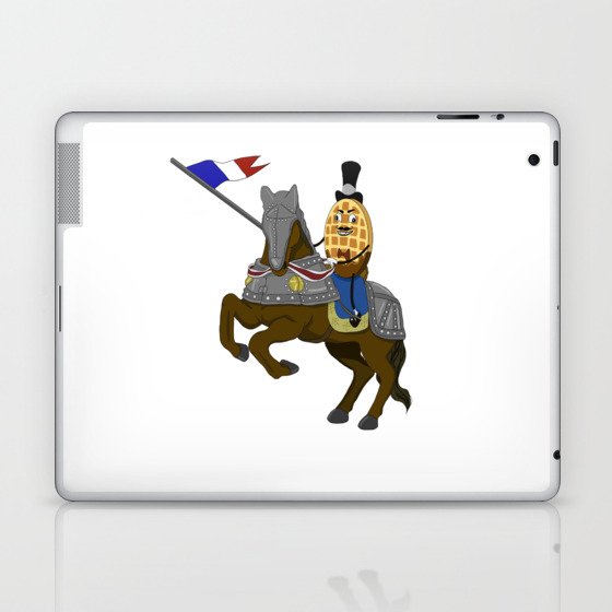Waffle french knight Laptop & iPad Skin