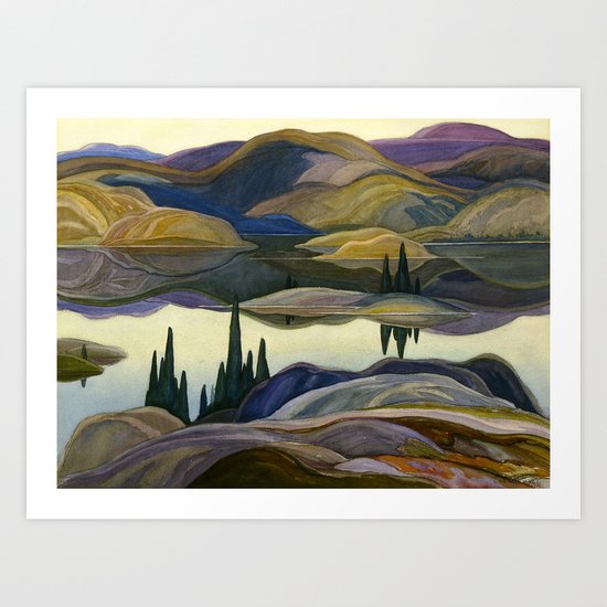 Canadian Landscape Franklin Carmichael Art Nouveau Post Impressionism Mirror Lake Art Print By Enshape Society6 That way, we won't the reveal all command instantly reveals the entire photoshop canvas, including the hidden. canadian landscape franklin carmichael art nouveau post impressionism mirror lake art print by enshape