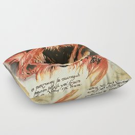 Shadow and Flame Floor Pillow