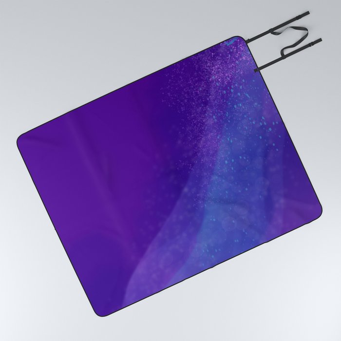 Purple Galaxy Picnic Blanket