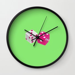 two timer green Wall Clock
