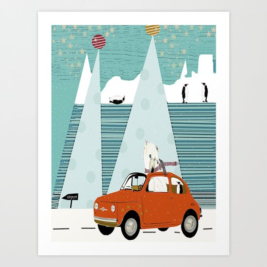 the polar express Art Print