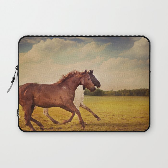 Sissy And Indie With Clouds Laptop Sleeve