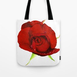 crimson rose Tote Bag