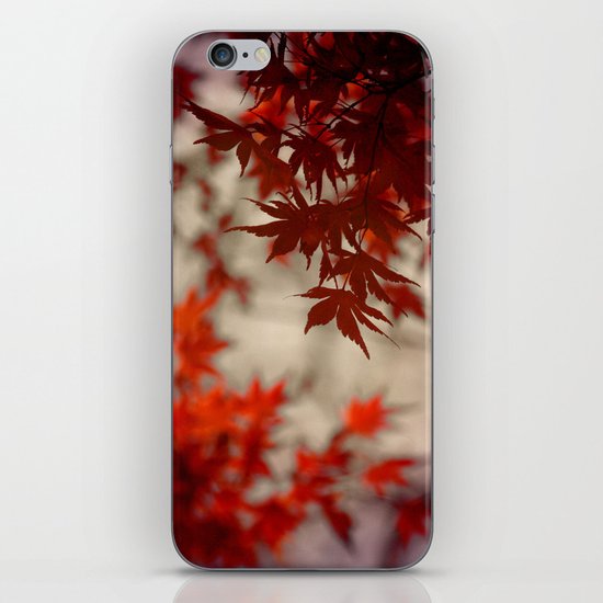 a touch of crimson iPhone & iPod Skin
