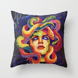 Medusa Throw Pillow