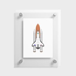 SPACE SHUTTLE Floating Acrylic Print