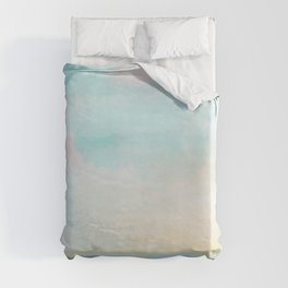 Cotton Candy Skies Duvet Cover