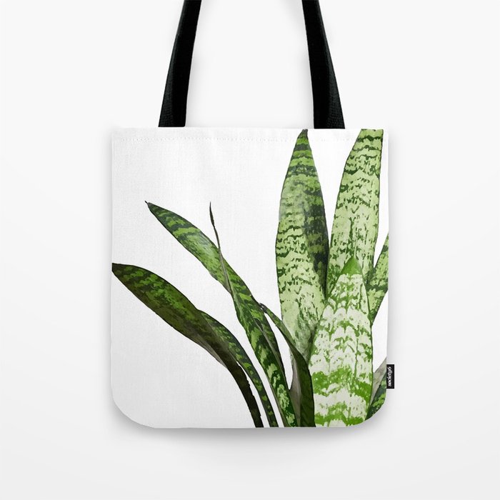 Snake Plant Leaves - Sansevieria Tote Bag