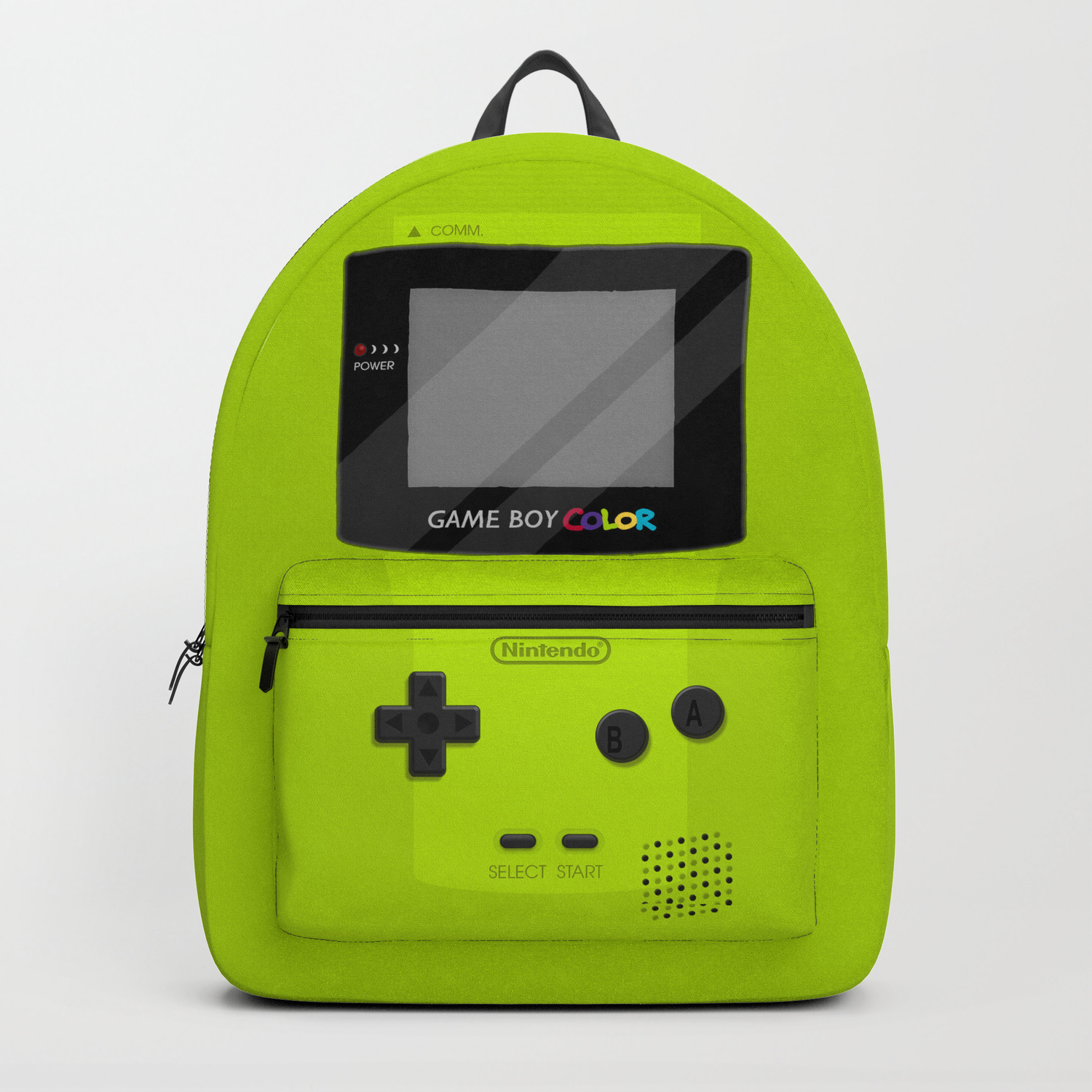 Gameboy Color Green Backpack By Katymakesthings Society6