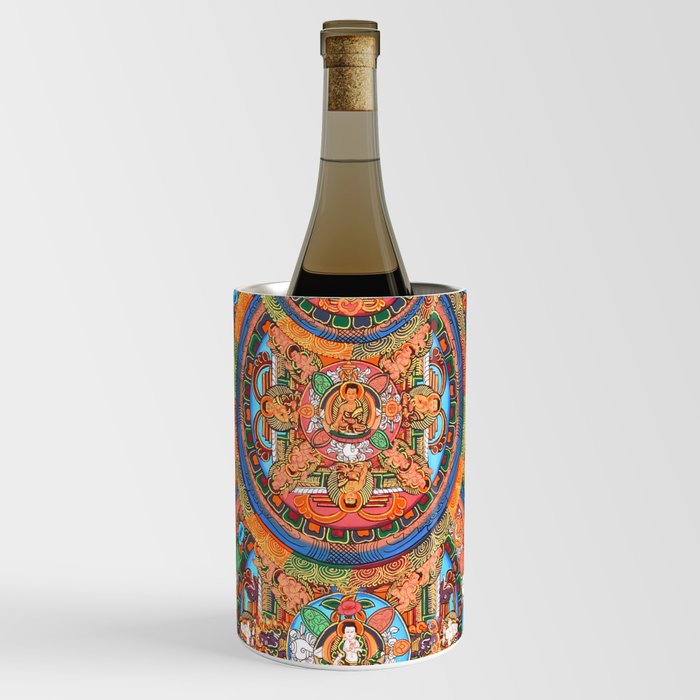 Triple Mandala Buddhist Art Wine Chiller
