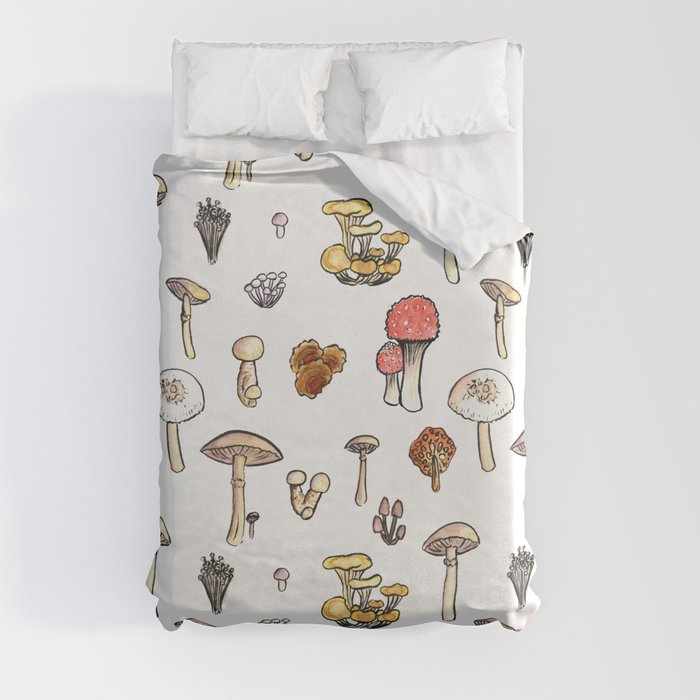 Mushroom Patch Duvet Cover