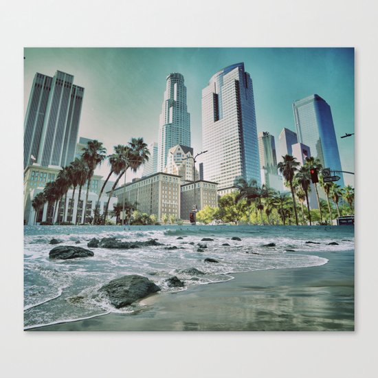 Surf City L.A. Canvas Print
