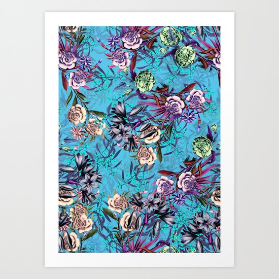FLORAL PATTERN VII Art Print