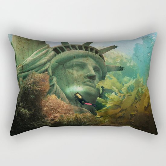 East Coast Sightseeing Rectangular Pillow
