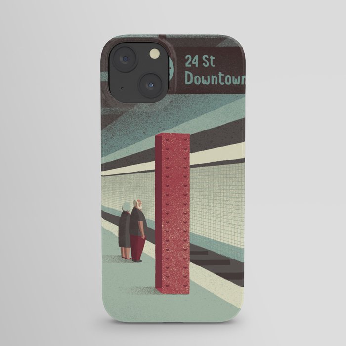 Day Trippers #3 - Waiting iPhone Case
