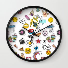 Patches my Love! Wall Clock