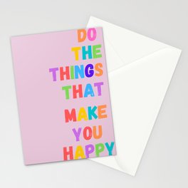 Happiness Quote Print | Motivational Quotes Poster | Happy Inspirational Saying | Wall Art Prints  Stationery Cards