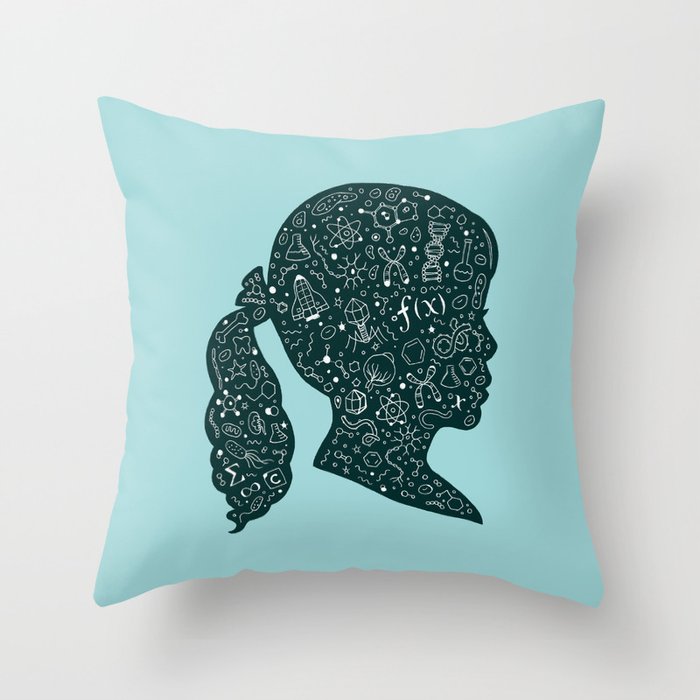 In a Science State of Mind Throw Pillow