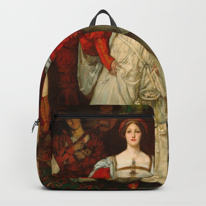 Who Is Sylvia, What Is She, That All the Swains Commend Her, 1896-1900 by Edwin Austin Abbey Backpack