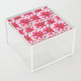 Dahlia Flower Pattern Acrylic Box