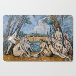 Paul Cezanne - The Large Bathers Cutting Board