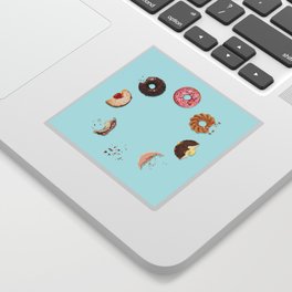 Donut Phases Sticker