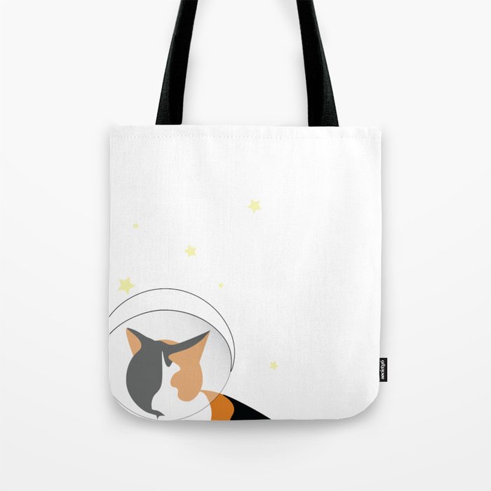 Astro Cat Tote Bag by Taylor B Ballard Society6