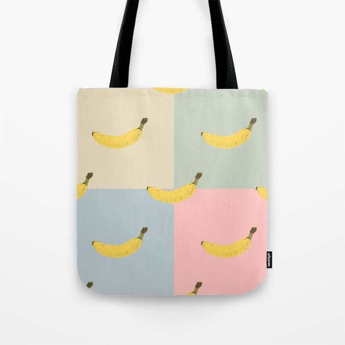 Pop Art Bananas Tote Bag