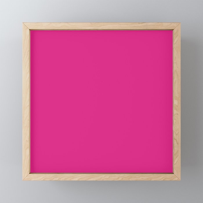Hot Pink Elegance Framed Mini Art Print