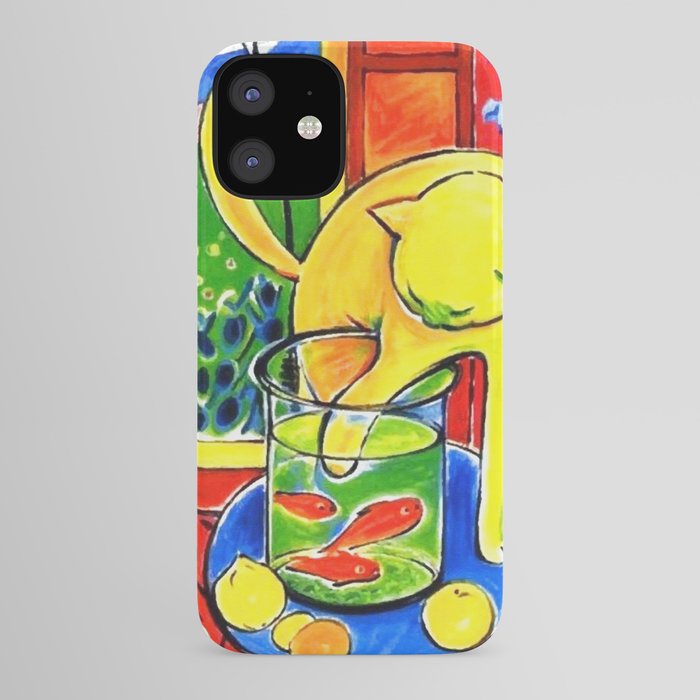 Henri Matisse Le Chat Aux Poissons Rouges 1914 The Cat With Red Fishes Artwork Iphone Case By Cloth O Rama Society6